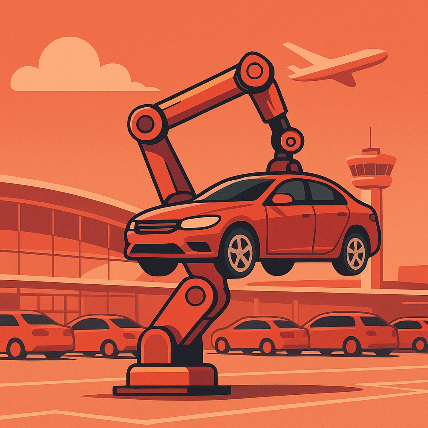 Revolutionizing Parking: Gatwick's Robotic Service